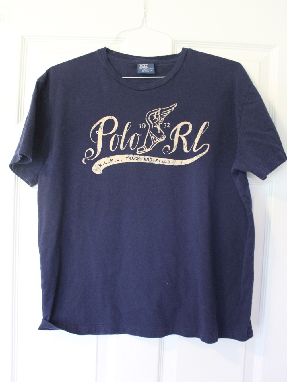 Vintage, Dk Blue Polo T-shirt, Medium